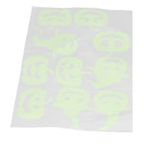 Halloween Fluorescent Wall Sticker Self Adhesive Decorative Sticker with Witch Pumpkin Pattern
