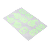 Halloween Fluorescent Wall Sticker Self Adhesive Decorative Sticker with Witch Pumpkin Pattern