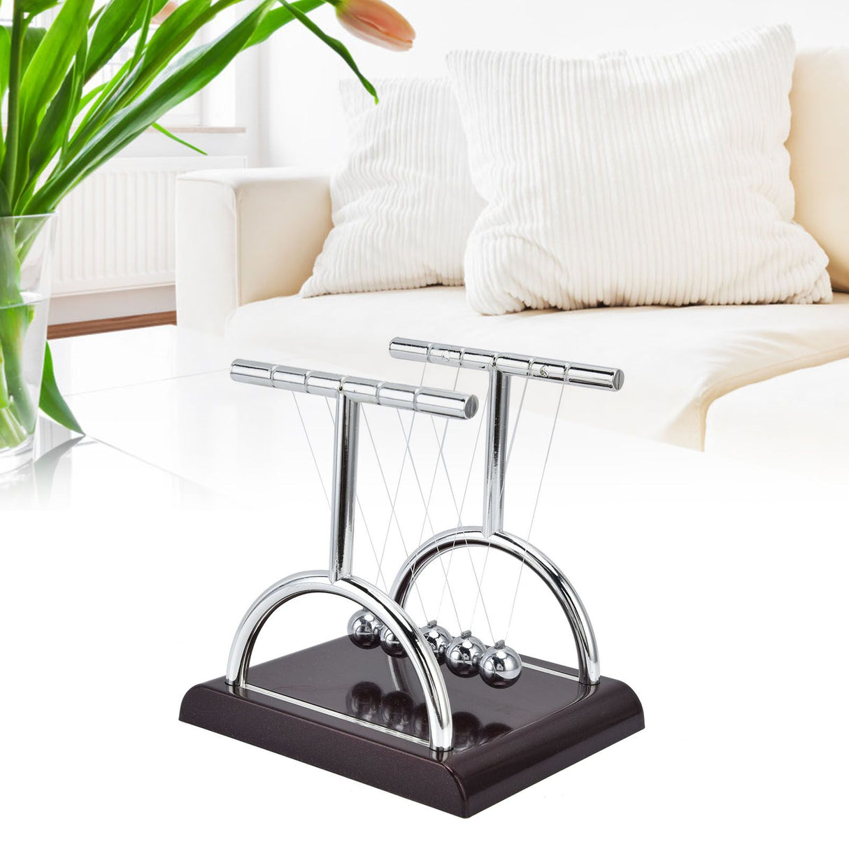 Interesting Pendulum Ball Innovative Decompression Fun Toy Office Decoration for Study Home