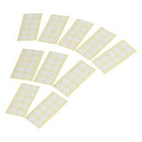 10Pcs Candle Wick Stickers Double Sided Heat Resistant Durable Convenient Candle Making Stickers - Close-Up Angle