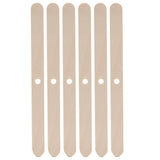 50Pcs Candle Wick Holder Birch Easy Use Reusable Wooden Wax Core Holder for Making Candles114x10mm Single Hole