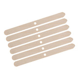 50Pcs Candle Wick Holder Birch Easy Use Reusable Wooden Wax Core Holder for Making Candles114x10mm Single Hole - Low Angle