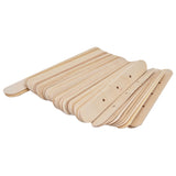 50Pcs Candle Wick Holder Birch Easy Use Reusable Wooden Wax Core Holder for Making Candles150x20mm 3 Hole