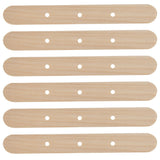 50Pcs Candle Wick Holder Birch Easy Use Reusable Wooden Wax Core Holder for Making Candles150x20mm 3 Hole