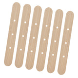 50Pcs Candle Wick Holder Birch Easy Use Reusable Wooden Wax Core Holder for Making Candles150x20mm 3 Hole - Low Angle
