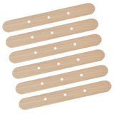 50Pcs Candle Wick Holder Birch Easy Use Reusable Wooden Wax Core Holder for Making Candles150x20mm 3 Hole