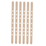 50Pcs Candle Wick Holder Birch Easy Use Reusable Wooden Wax Core Holder for Making Candles180x10mm 7 Hole