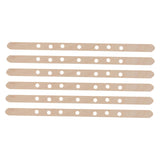 50Pcs Candle Wick Holder Birch Easy Use Reusable Wooden Wax Core Holder for Making Candles180x10mm 7 Hole - 45-Degree Angle