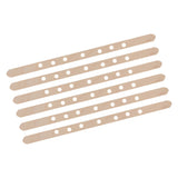 50Pcs Candle Wick Holder Birch Easy Use Reusable Wooden Wax Core Holder for Making Candles180x10mm 7 Hole
