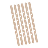 50Pcs Candle Wick Holder Birch Easy Use Reusable Wooden Wax Core Holder for Making Candles180x10mm 7 Hole - Extra Image
