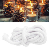 Candle Wick Functional Round Braid Natural Cotton Candle Wick for Making Candles and DIY Oil Lamps