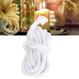Candle Wick Functional Round Braid Natural Cotton Candle Wick for Making Candles and DIY Oil Lamps
