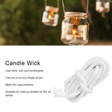 Candle Wick Functional Round Braid Natural Cotton Candle Wick for Making Candles and DIY Oil Lamps - Extra Image