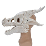 Latex Simulation Dinosaur Skull Mask Head Cover Halloween Costume Party Cosplay Props Decoration - Front View