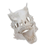 Latex Simulation Dinosaur Skull Mask Head Cover Halloween Costume Party Cosplay Props Decoration - 45-Degree Angle