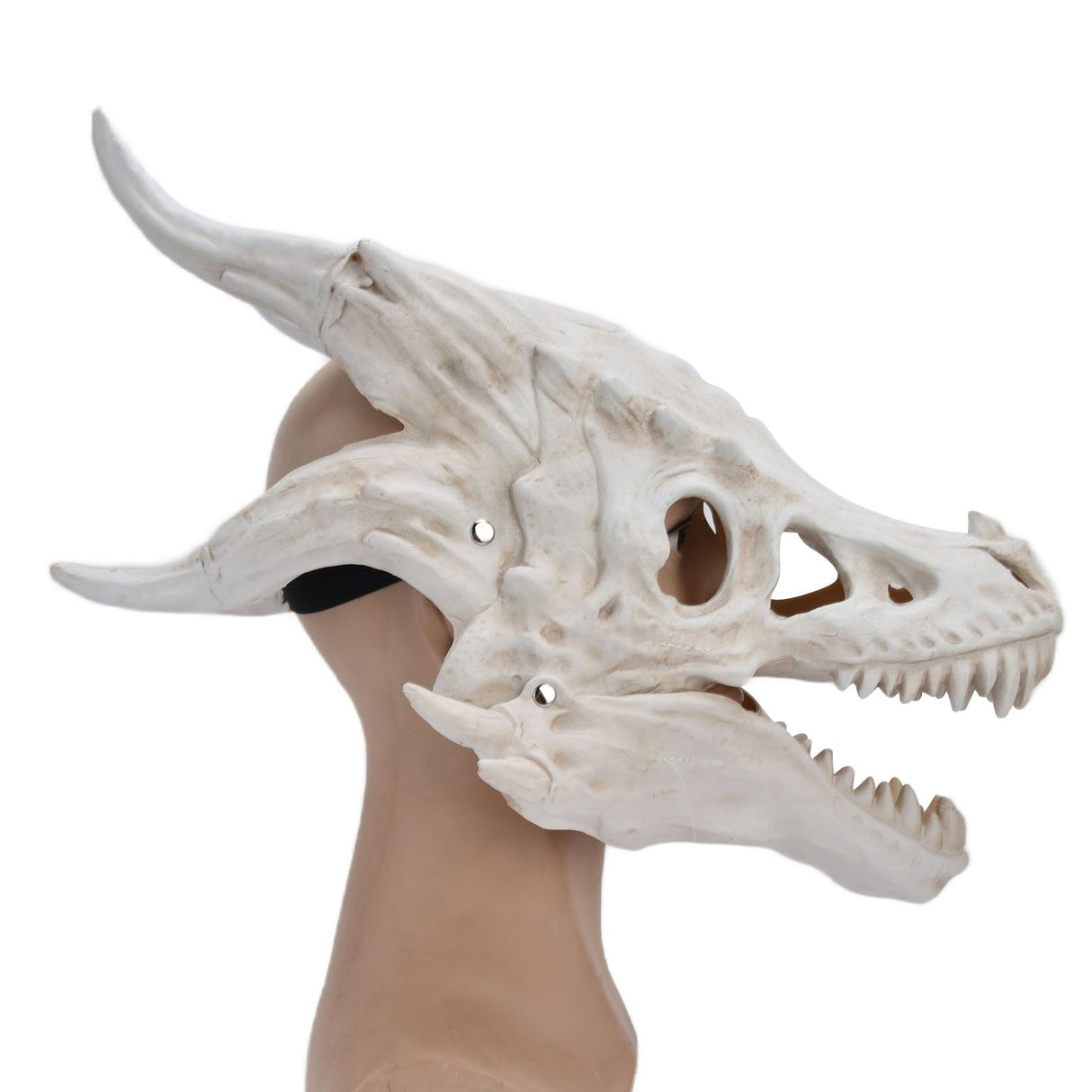 Latex Simulation Dinosaur Skull Mask Head Cover Halloween Costume Party Cosplay Props Decoration