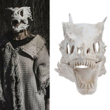 Latex Simulation Dinosaur Skull Mask Head Cover Halloween Costume Party Cosplay Props Decoration