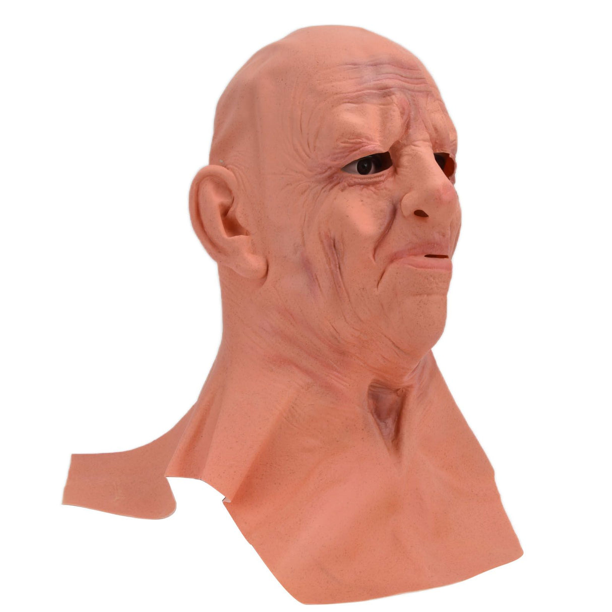 Old Man Mask Scary Halloween Latex Bald Human Head Cover Costume Party Cosplay Props