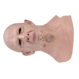 Realistic Bald Head Man Mask Latex Human Face Mask Funny Scary Halloween Costume Cosplay Props - Extra Image