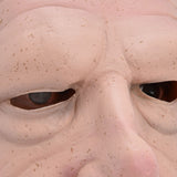 Realistic Bald Head Man Mask Latex Human Face Mask Funny Scary Halloween Costume Cosplay Props - Extra Image