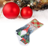 Christmas Decorative Sock Faceless Doll Pattern Children's Gift Bag for Festival Costume PartyRed Hat