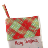 Christmas Decorative Sock Faceless Doll Pattern Children's Gift Bag for Festival Costume PartyRed Hat