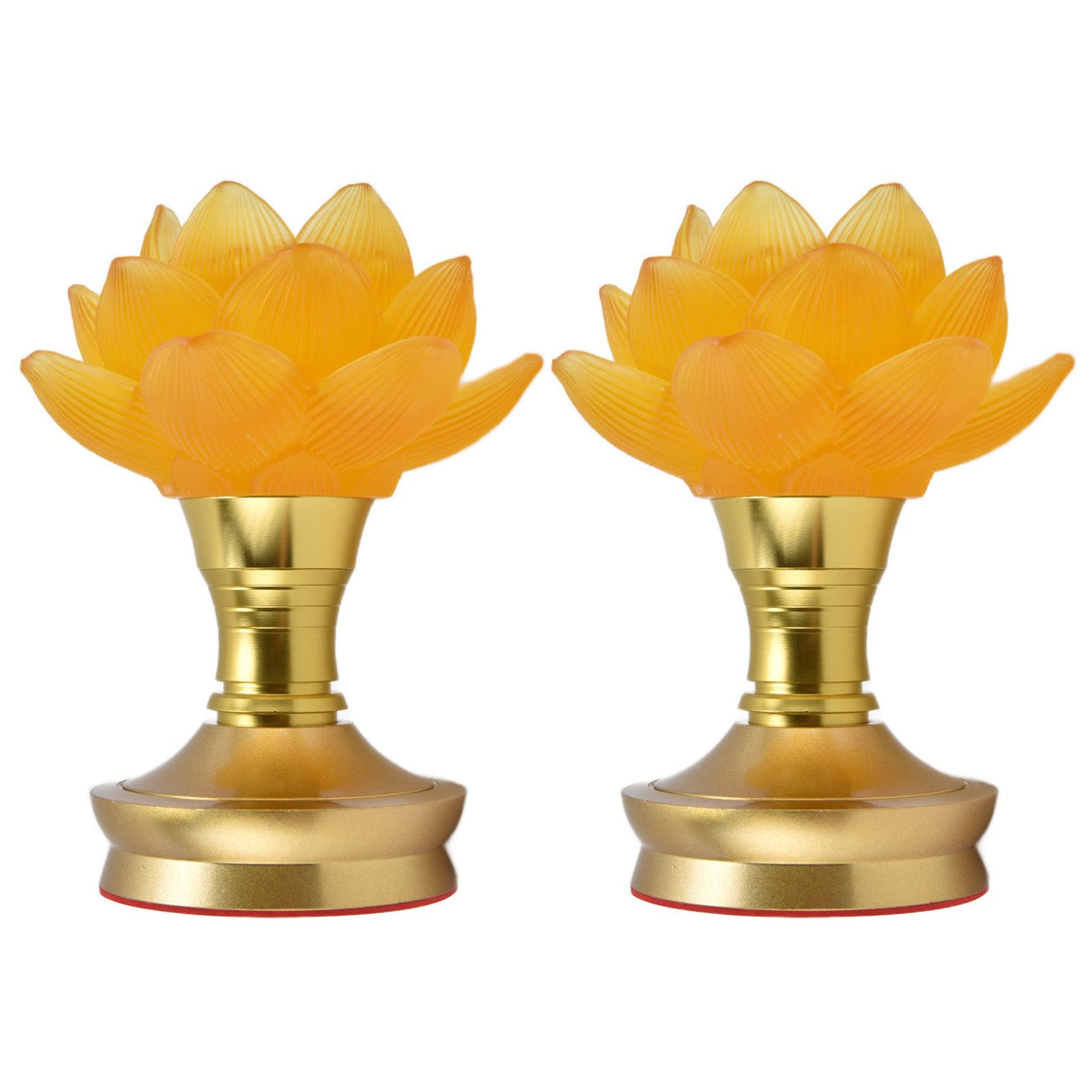 2 Set LED Buddhist Light 3 Color Adjustment Buddha Lamp Plug In Flower Light for Home Buddhist SupplyAU Plug 100-240V
