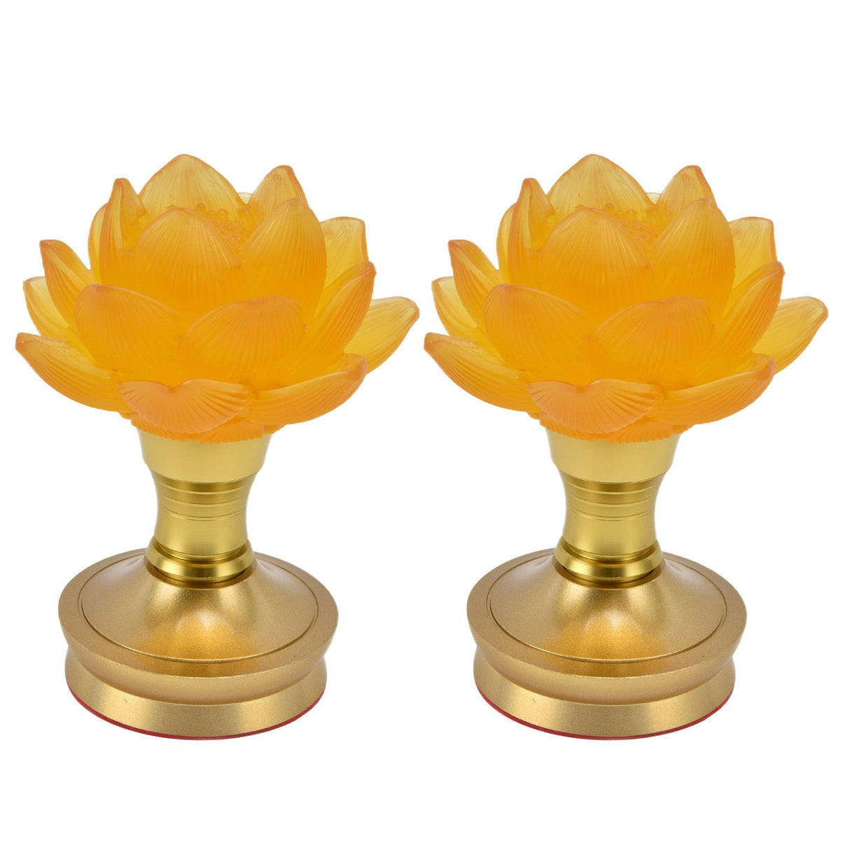 2 Set LED Buddhist Light 3 Color Adjustment Buddha Lamp Plug In Flower Light for Home Buddhist SupplyAU Plug 100-240V