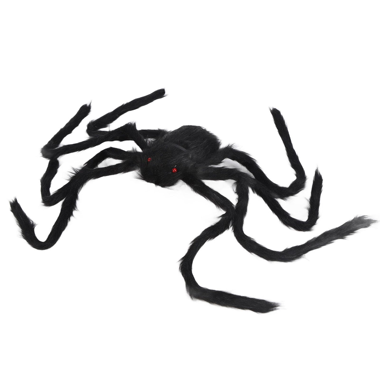Spiders Halloween Decor Terrible Reusable Black Giant Spider Halloween Decoration for Indoor Outdoor90cm