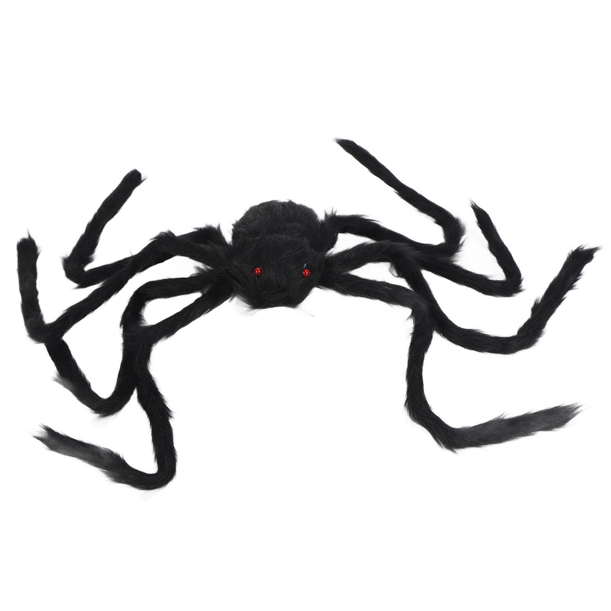 Spiders Halloween Decor Terrible Reusable Black Giant Spider Halloween Decoration for Indoor Outdoor90cm