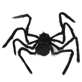 Spiders Halloween Decor Terrible Reusable Black Giant Spider Halloween Decoration for Indoor Outdoor90cm