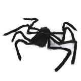 Spiders Halloween Decor Terrible Reusable Black Giant Spider Halloween Decoration for Indoor Outdoor90cm - Low Angle
