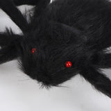 Spiders Halloween Decor Terrible Reusable Black Giant Spider Halloween Decoration for Indoor Outdoor90cm - Extra Image