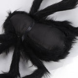 Spiders Halloween Decor Terrible Reusable Black Giant Spider Halloween Decoration for Indoor Outdoor90cm - Extra Image