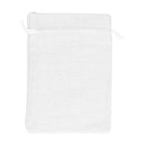 24PCS Christmas Bag Lucky Number Drawstring Christmas Sack Advent Calendar Christmas PouchWhite - Extra Image