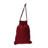 24PCS Drawstring Christmas Bag Lucky Number Gift Bag Christmas Sack Christmas Advent Calendar PouchWine Red