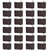 24PCS Christmas Bag Christmas Advent Calendar Countdown Pouch Drawstring Bag Sack Hanging Gift with ClipsHeather Grey