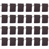 24PCS Christmas Bag Christmas Advent Calendar Countdown Pouch Drawstring Bag Sack Hanging Gift with ClipsHeather Grey