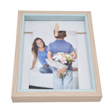 Desktop Picture Frame Desktop Picture Frame Ornament Desktop Display for Bedroom Office - Top-Down View
