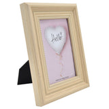 Modern Photo Frame Wooden Color Innovative Display Picture Frame for Home Office BedroomS - Rear View