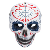 Resin Skull Shape Mask Unique Unisex Halloween Cosplay Costume Party Face Mask Props Decoration - Rear View