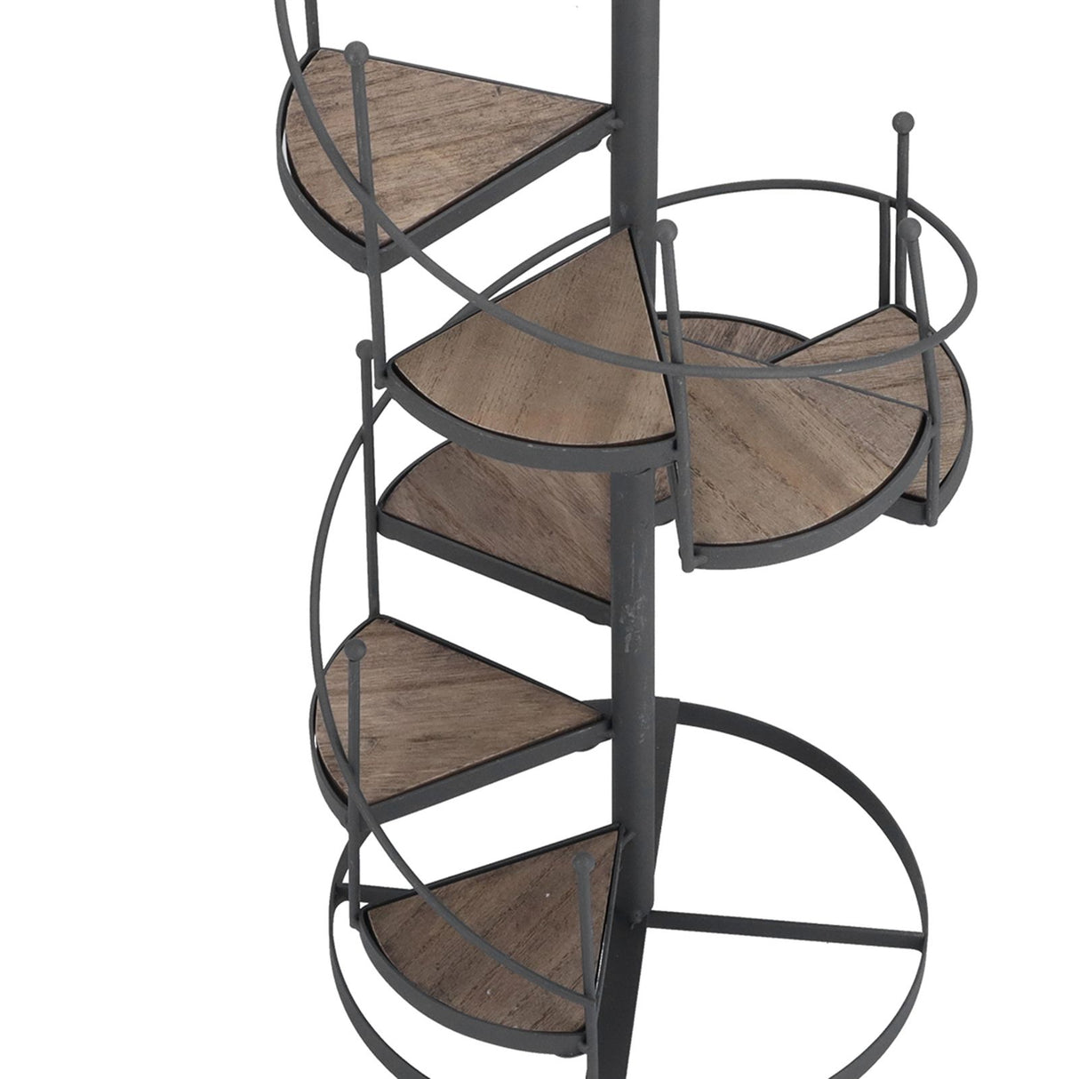 European Style Decorative Plant Shelf Multifuctional Wrought Iron Plant Rack Easy to Install for Balcony and Living Room