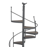 European Style Decorative Plant Shelf Multifuctional Wrought Iron Plant Rack Easy to Install for Balcony and Living Room