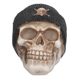 Resin Skull Durable Lightweight Halloween Decoration Resin Skull Ornament for Holiday Party