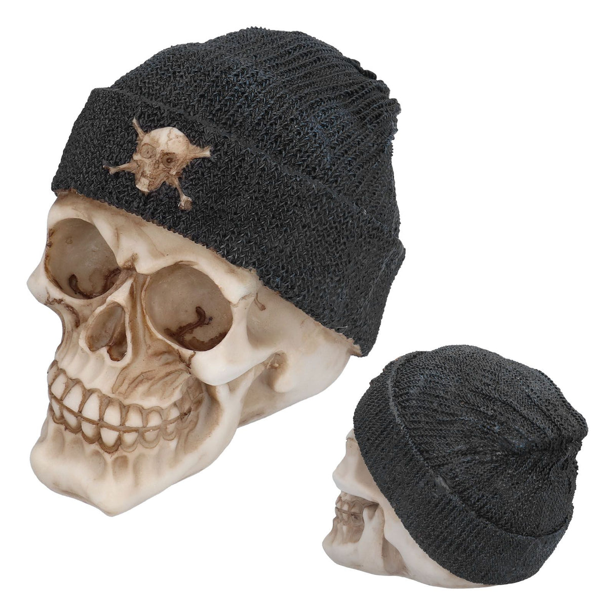 Resin Skull Durable Lightweight Halloween Decoration Resin Skull Ornament for Holiday Party