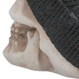 Resin Skull Durable Lightweight Halloween Decoration Resin Skull Ornament for Holiday Party