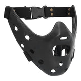 Lamb Mask Black Durable Adjustable Resin Cosplay Mask for Halloween Carnival Parties - Top-Down View