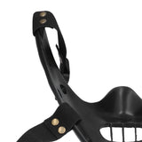 Lamb Mask Black Durable Adjustable Resin Cosplay Mask for Halloween Carnival Parties - Extra Image
