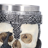 Skull Head Wine Goblet with Stainless Steel Inner Personalized Claw Skull Cup for Home - Extra Image