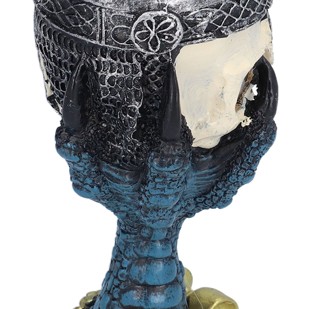 Skull Head Wine Goblet with Stainless Steel Inner Personalized Claw Skull Cup for Home
